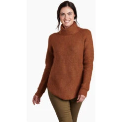 KUHL Women's Sienna Sweater -Women Clothing Sale Store 4411 sienna sweater copper front 12695 ps pdp photo