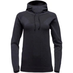 Black Diamond Women's Crux Hoody -Women Clothing Sale Store 752120 0003 W CRUX HOODY CARBON 01