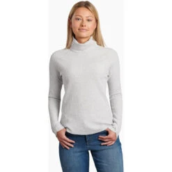 KUHL Women's Petra Turtleneck -Women Clothing Sale Store 8066 Petra Turtleneck Ash Front