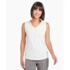 KUHL Women's Juniper Tank -Women Clothing Sale Store 8454 Juniper Tank White Front