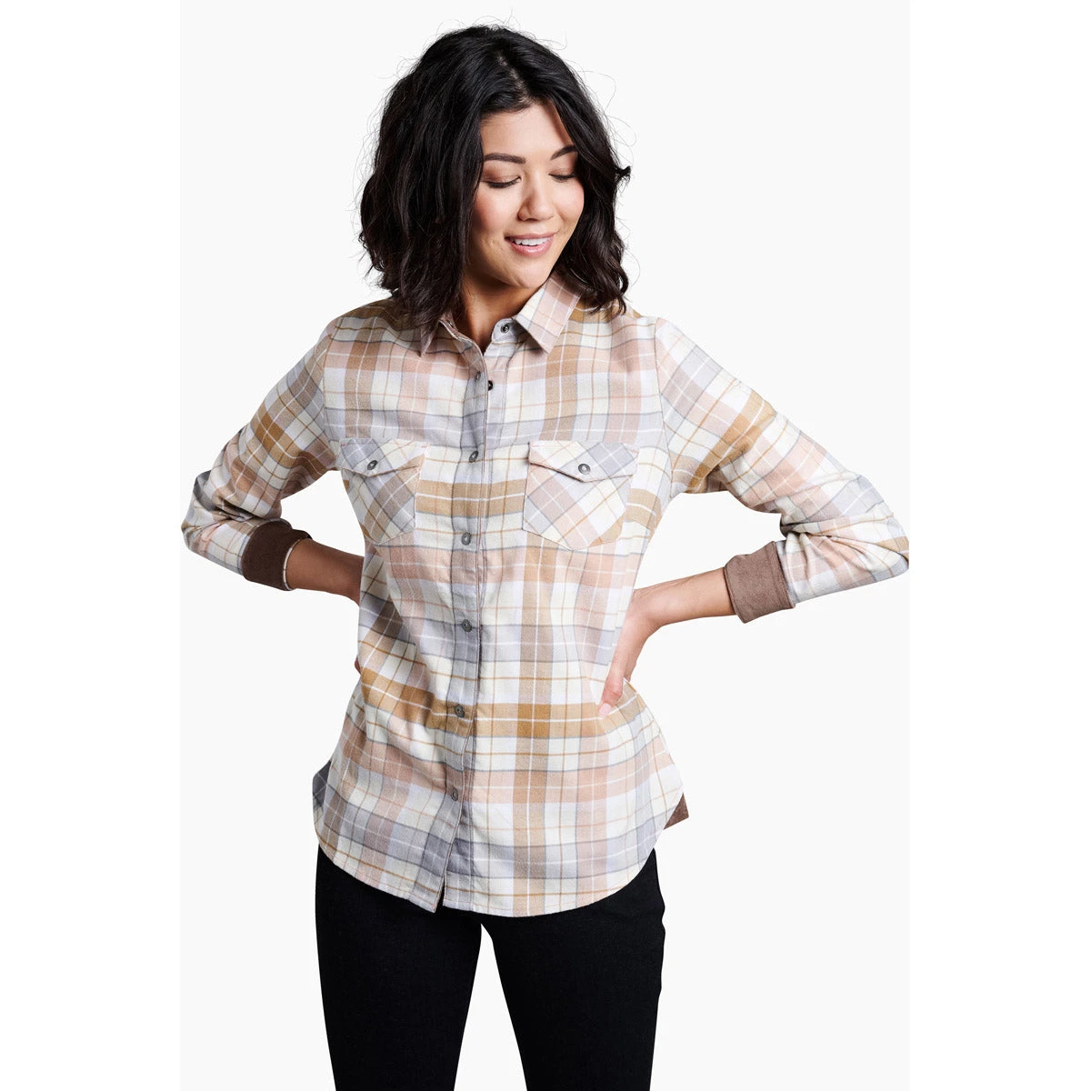 KUHL Women's Tess Flannel Long Sleeve 6 KUHL Women's Tess Flannel Long Sleeve - Image 4