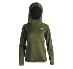 Women's Leah Fleece Pullover Hoody -Women Clothing Sale Store Leah PineGreen