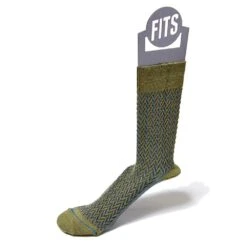 Women's Links Crew Socks -Women Clothing Sale Store Links Crew Socks F5310 Dried Herb Stormy Weather