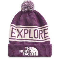 The North Face Retro TNF Pom Beanie -Women Clothing Sale Store NF0A3FMP 20Q hero
