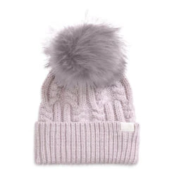 The North Face Women's Oh Mega Fur Pom Beanie -Women Clothing Sale Store NF0A7RI8 6S1 hero