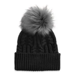 The North Face Women's Oh Mega Fur Pom Beanie -Women Clothing Sale Store NF0A7RI8 JK3 hero