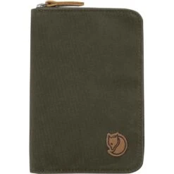 Fjallraven Passport Wallet -Women Clothing Sale Store Passport Wallet F24220 Dark Olive