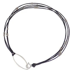 Radiance Bracelet -Women Clothing Sale Store RadianceBraceletBlackSilver 3052 S