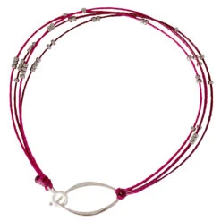 Radiance Bracelet -Women Clothing Sale Store RadianceBraceletPinkSilver 3056 S