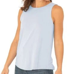 Women's Bamboo Highline Tank -Women Clothing Sale Store WHT 107 P 1