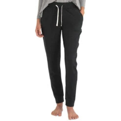Women's Bamboo Fleece Jogger -Women Clothing Sale Store W Fleece Jogger HeatherBlack 1