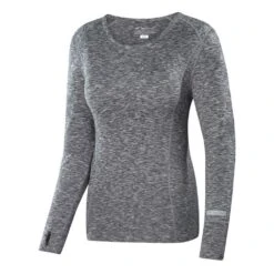 Women's Cloud Nine Scoop 5 Women's Cloud Nine Scoop -Women Clothing Sale Store Women s Climasense 2 0 Cloudnine TR Scoop Neck Top Grey Melange