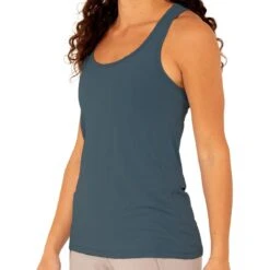 Women's Bamboo Motion Racerback Tank -Women Clothing Sale Store Womens RacerbackTank BlueDusk 1