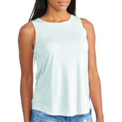 Women's Bamboo Highline Tank -Women Clothing Sale Store lightweight tank glacier women top 1